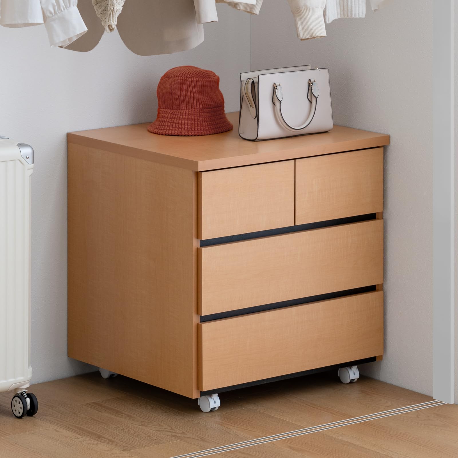 Amazon｜タンスのゲン チェスト タンス 完成品 3段 幅60cm 国産 大川